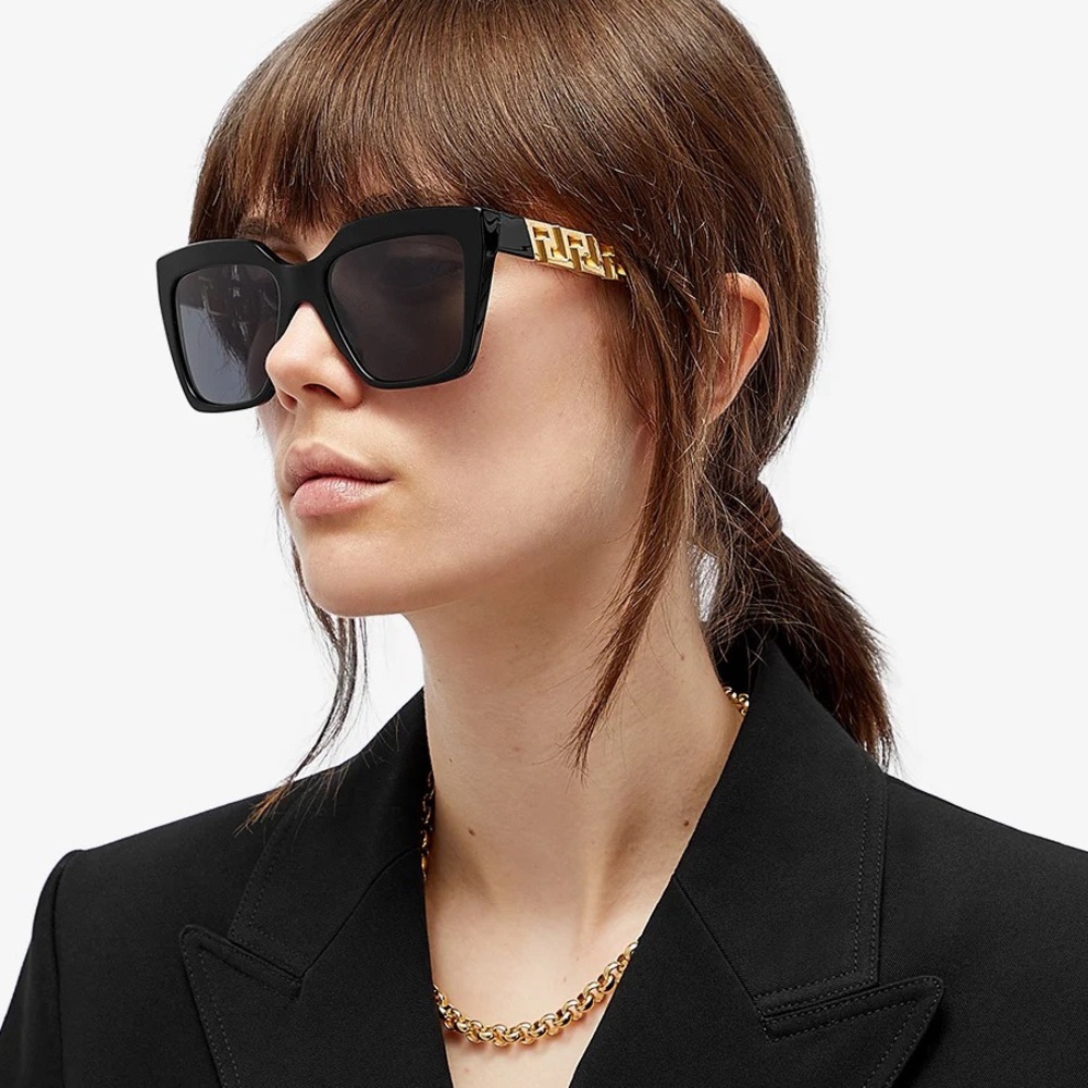 NEW VERSACE VE4418 GB1/AL NEW COLLECTION WOMEN’S SUNGLASSES VERSACE MOD 4418 - Picture 4 of 14